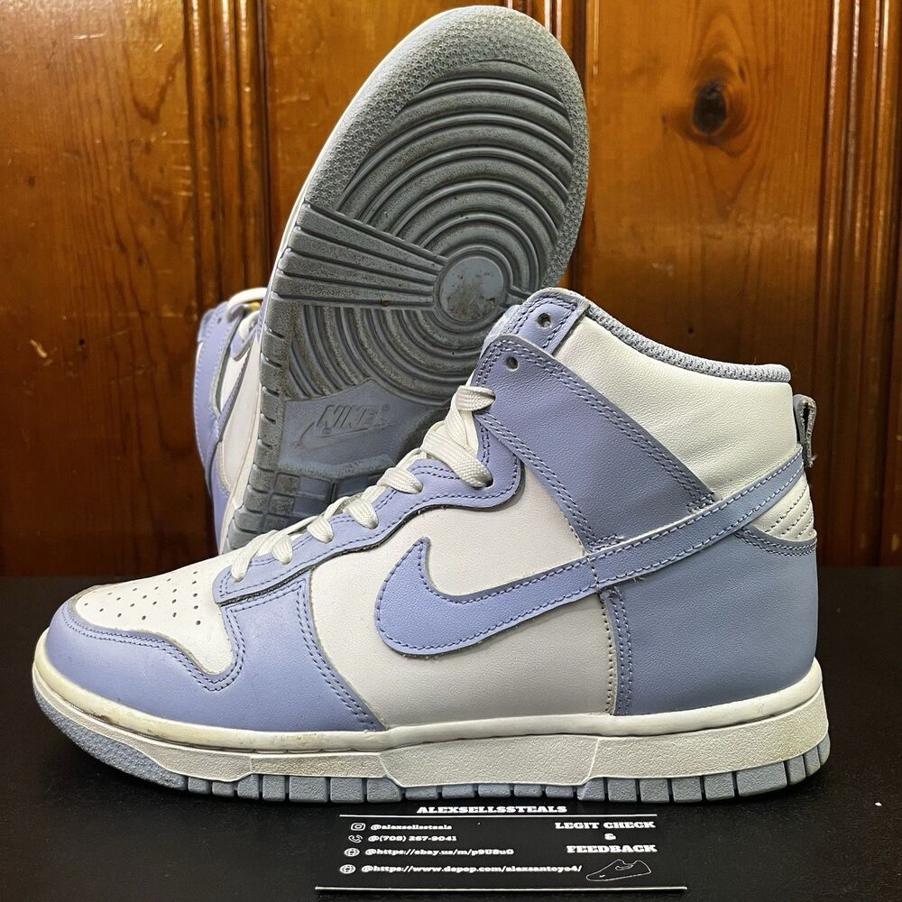 Nike Dunk High Aluminum Wheel Blue Size 7 Women (DD1869-17) UNC Baby Blue